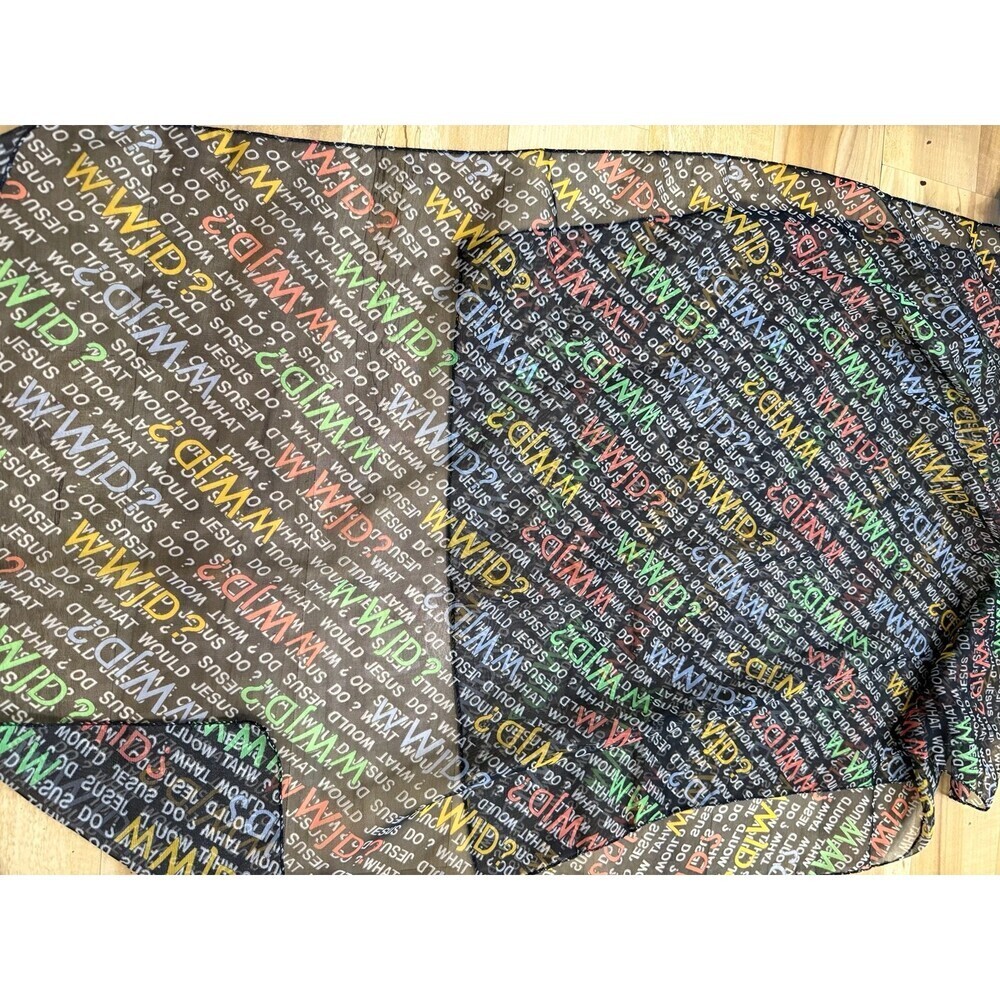 WWJD what would Jesus do scarf